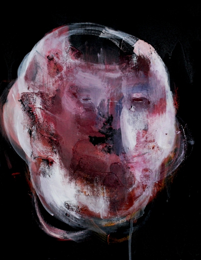 Giuditta's head 4 50x50 cm acrylic on canvas