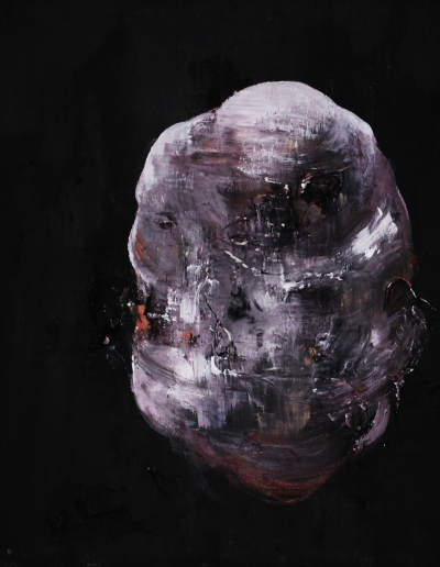 Giuditta's head 1 50x50 cm acrylic on canvas