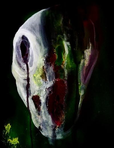 Mask 1 28x36 cm acrylic on canvas